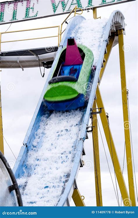 Log Flume Ride Splash Fun Royalty-Free Stock Photography ...