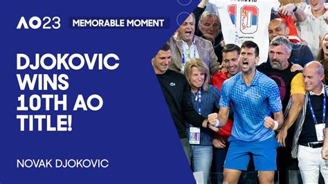 Championship Point | Emotional Djokovic Wins Historic Title | Australian Open 2023