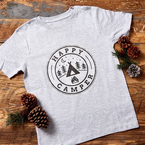 Summer Camp Shirt 2020 - Free Happy Camper Shirt Template | Create t shirt, Shirt template, Shirts