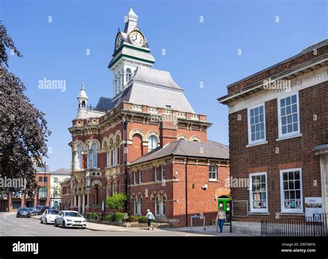 Grantham Lincolnshire Grantham Guildhall municipal building on St Peter's Hill Grantham ...