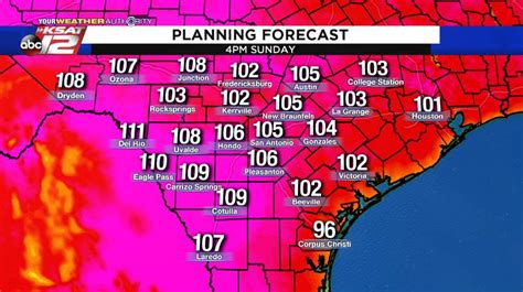 Record high temperatures possible across South Texas this weekend, next week