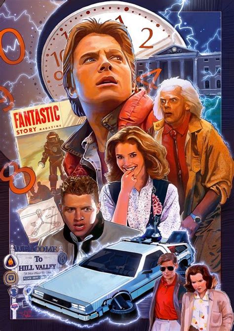 Back to the Future Back in Time Artwork classic poster | Etsy | Future poster, Alternative movie ...