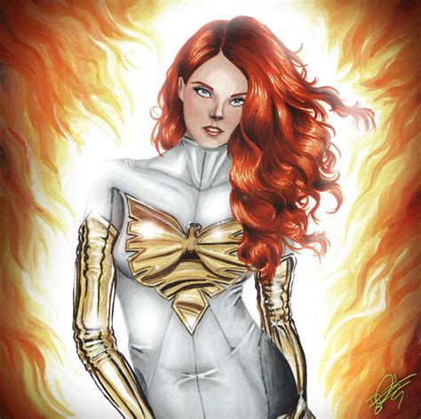 Marvel Heroes - White Phoenix by davidgozu on DeviantArt