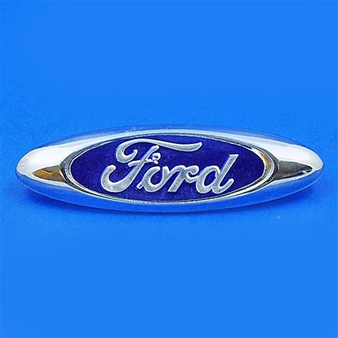 204E-16079-B: Ford oval wing badge - Chrome Fittings and Body Parts ...