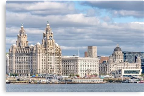 "The Three Graces - Liverpool Waterfront" Canvas Prints by Bob Edwards ...