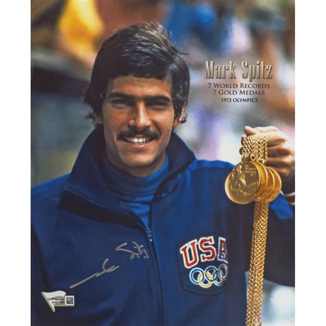 Mark Spitz Signed "7 Gold Medals - 7 World Records - 1972 Olympics" 8x10 Photo (Fanatics ...