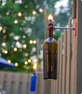 Wine Bottle Tiki Torch | Root Simple