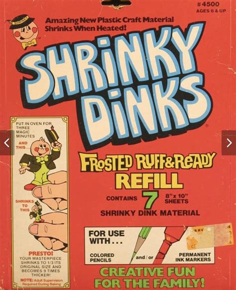 Shrinky Dinks : r/70s