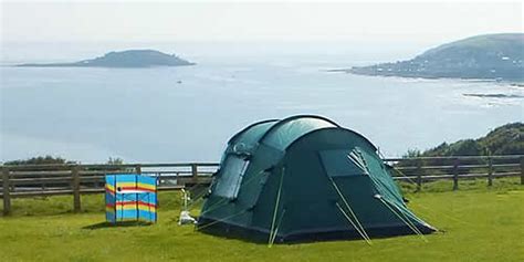 Camping and Motorhomes at Bay View Farm Camping Site Looe Cornwall