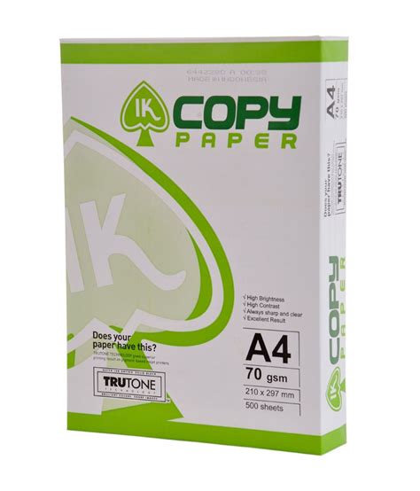 Copy Paper A4 Printing paper: Buy Online at Best Price in India - Snapdeal