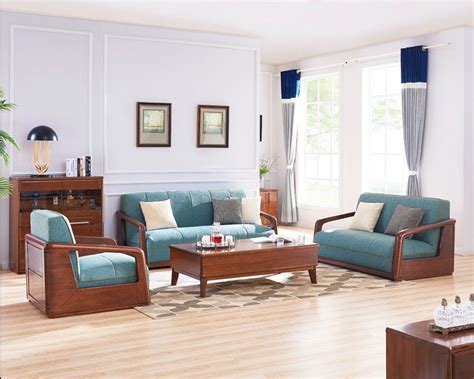 Buy Contemporary Teak Wood Sofa Set Online | TeakLab