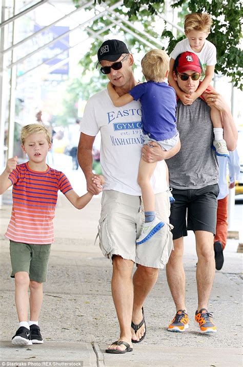 Matt Bomer shares sweet holiday snap of husband and three sons | Daily Mail Online