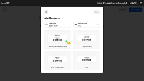 Create And Print Barcode Labels With Square For Retail | Square Support Centre - AU