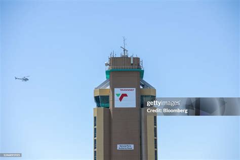 A Transnet logo on the National Ports Authority House tower at the... News Photo - Getty Images