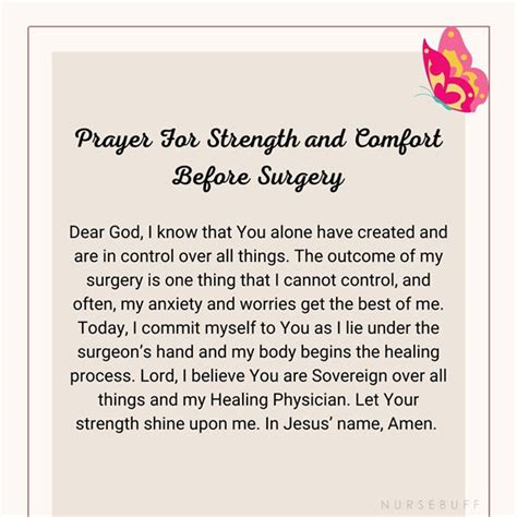 27 Inspiring and Powerful Prayers to Pray Before Surgery - NurseBuff