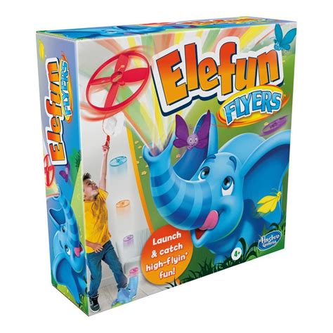 Elefun Flyers Butterfly Chasing Game for Kids Ages 4 and Up, for 1-3 Players | Hasbro Games