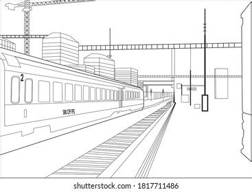 Railway Station Sketch Royalty-Free Images, Stock Photos & Pictures ...