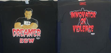 Tommy Dreamer "Innovator of Violence" Black T-Shirt | Pro Wrestling ...