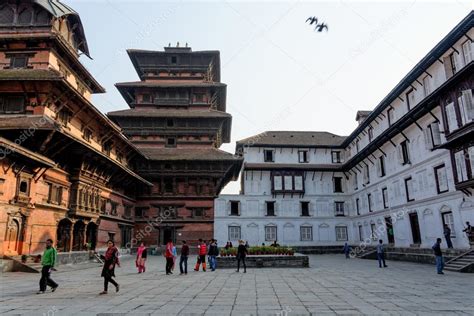 Kathmandu Durbar Square museum courtyard, Nepal – Stock Editorial Photo ...