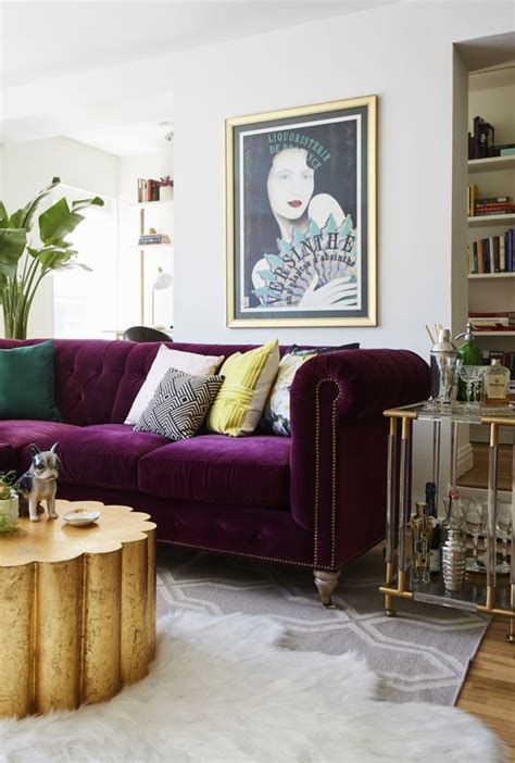 37 Stylish Ideas To Integrate A Purple Sofa Into Your Space - DigsDigs