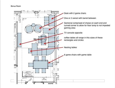 Rec Room - Layout - Final in 2021 | Room layout, Rec room, Layout