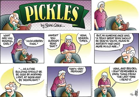 Pickles by Brian Crane ~ Read it again Earl Calvin And Hobbes, Darning ...