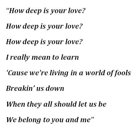 Love Lyrics