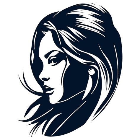 Premium Vector | Woman profile silhouette