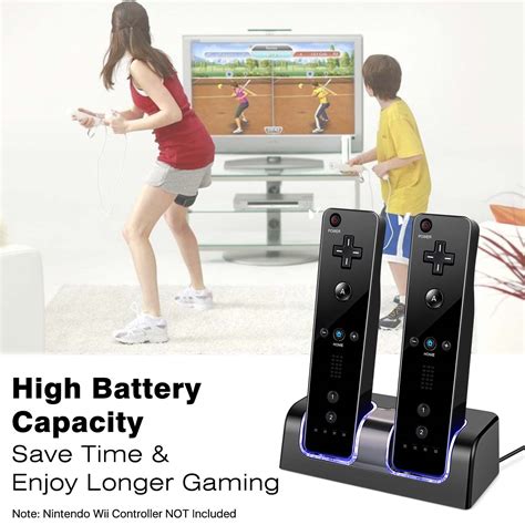 Wii Remote Charging Station Wiimote Controller Charger Dock Cradle w ...