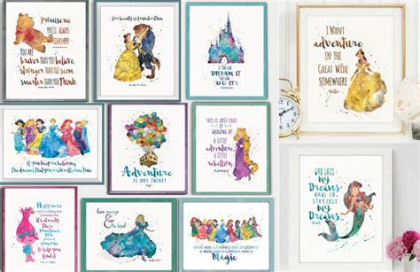 Enchanted Quotes & Characters Prints – Only $3.37! - Common Sense With Money