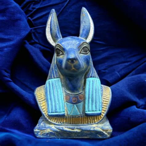 RARE ANCIENT EGYPTIAN Antiques Egyptian Anubis Head Jackal God of Pharaonic BC $125.00 - PicClick