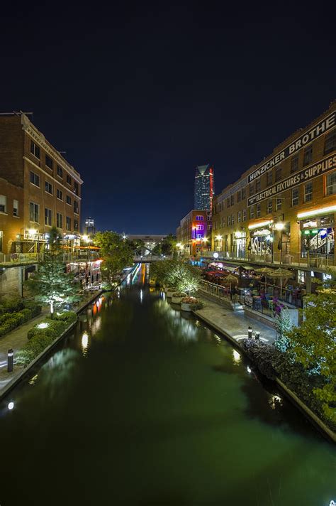 Bricktown Canal Vertical Photograph by Jonathan Davison | Fine Art America