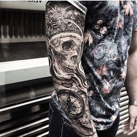 Pin by Aaro Valdes on Pirate tattoo | Sleeve tattoos, Skull sleeve tattoos, Tattoos