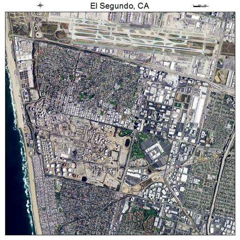 Aerial Photography Map of El Segundo, CA California