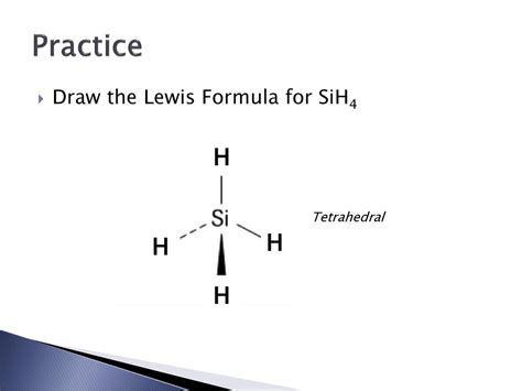 Sih4 Molecular Geometry