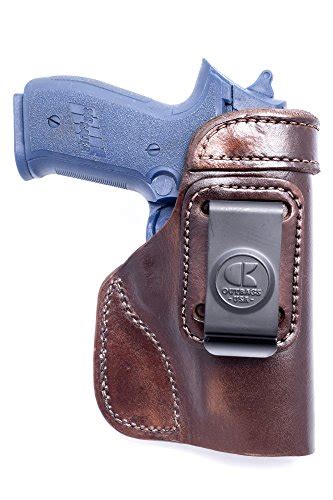 OUTBAGS LOB8S-MOSQ (BROWN-RIGHT) Genuine Leather IWB Conceal Carry Gun ...