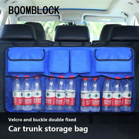 Multi use Oxford Car Trunk Organizer Backseat Storage Bag Net For ...