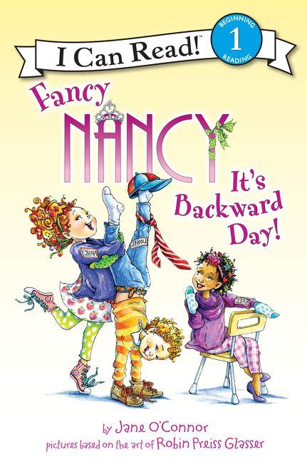 i can read fancy it's backward day by jane o'connor and robin bliss glasser