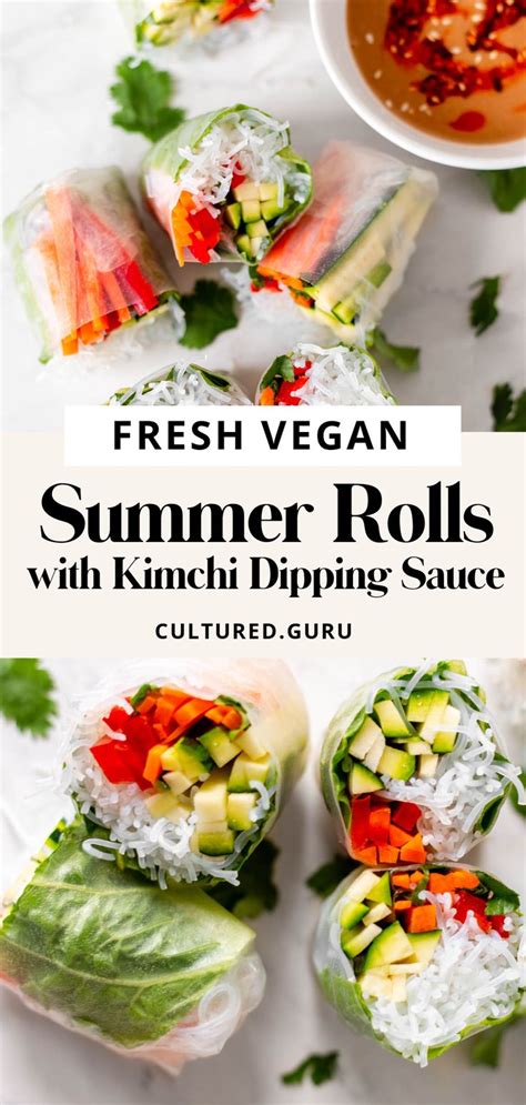 Delicious Vegan Summer Rolls Recipe