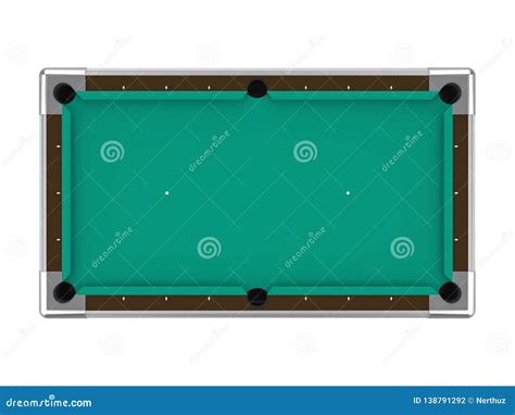 Billiard Table Isolated stock illustration. Illustration of background ...