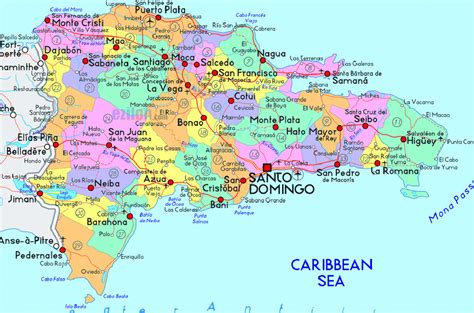 Map Library of the Dominican Republic: the Dominican Republic and Santo... | Download Scientific ...