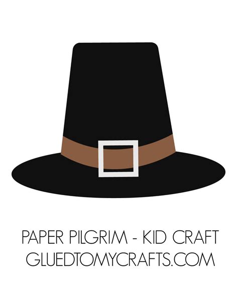 Pilgrim Hat Template Printable - prntbl.concejomunicipaldechinu.gov.co