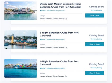 The First Disney Wish Cruise Itineraries Have Been Released! | the disney food blog