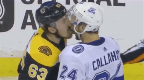 Brad Marchand licks Ryan Callahan: Bruins LW won't stop (video ...