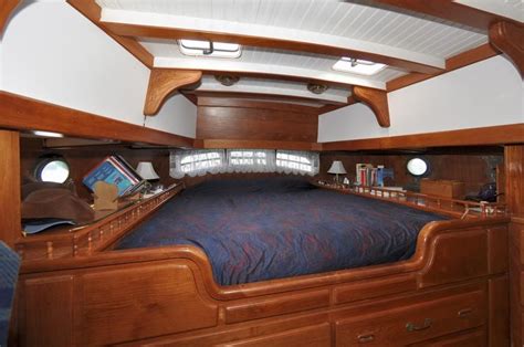 Aft cabin live-aboard | Boat interior design, Yacht interior design, Boat interior