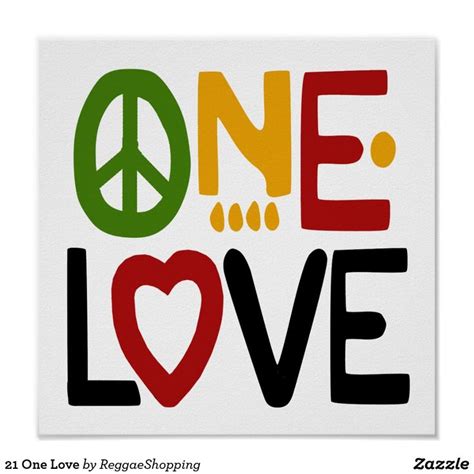 21 One Love Poster | Zazzle.com in 2022 | First love, Love posters ...