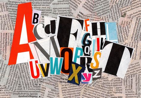 Collage Typography Art