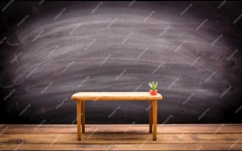 Premium AI Image | Empty School Blackboard