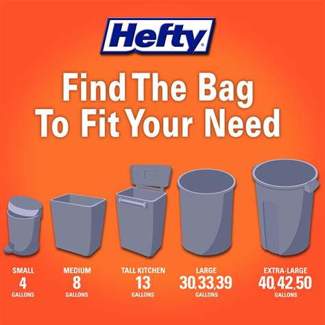 Buy Hefty Ultra Strong Tall Kitchen Trash Bags, Unscented, 13 Gallon ...