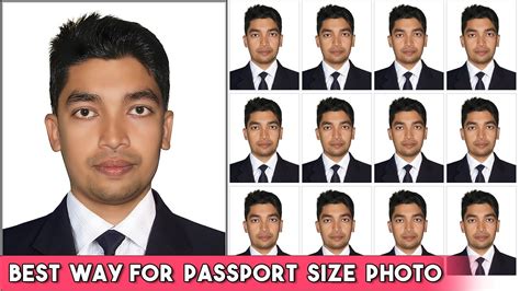 How To Make Passport Size Photo In Photoshop Cs6 Hindi - Printable Templates Free